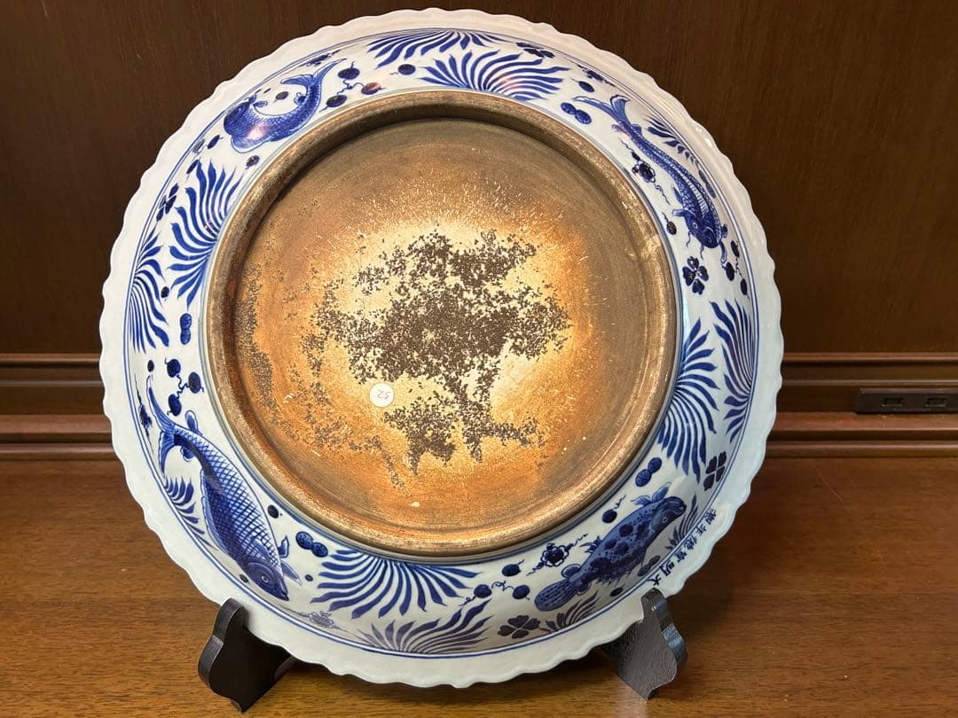 中国　骨董大皿