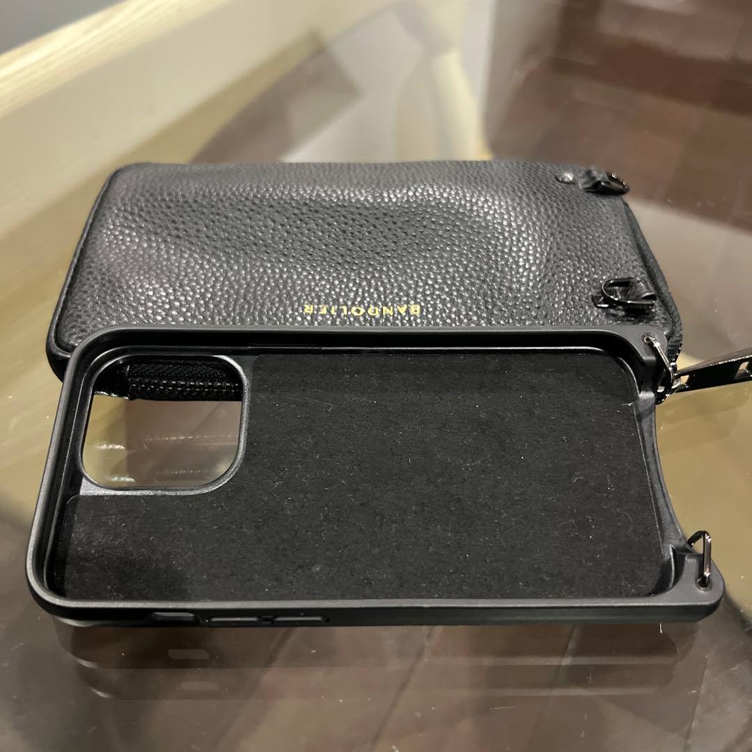 BANDOLIER ブラック iPhoneケース 13pro 14｜BANDOLIER ブラック
