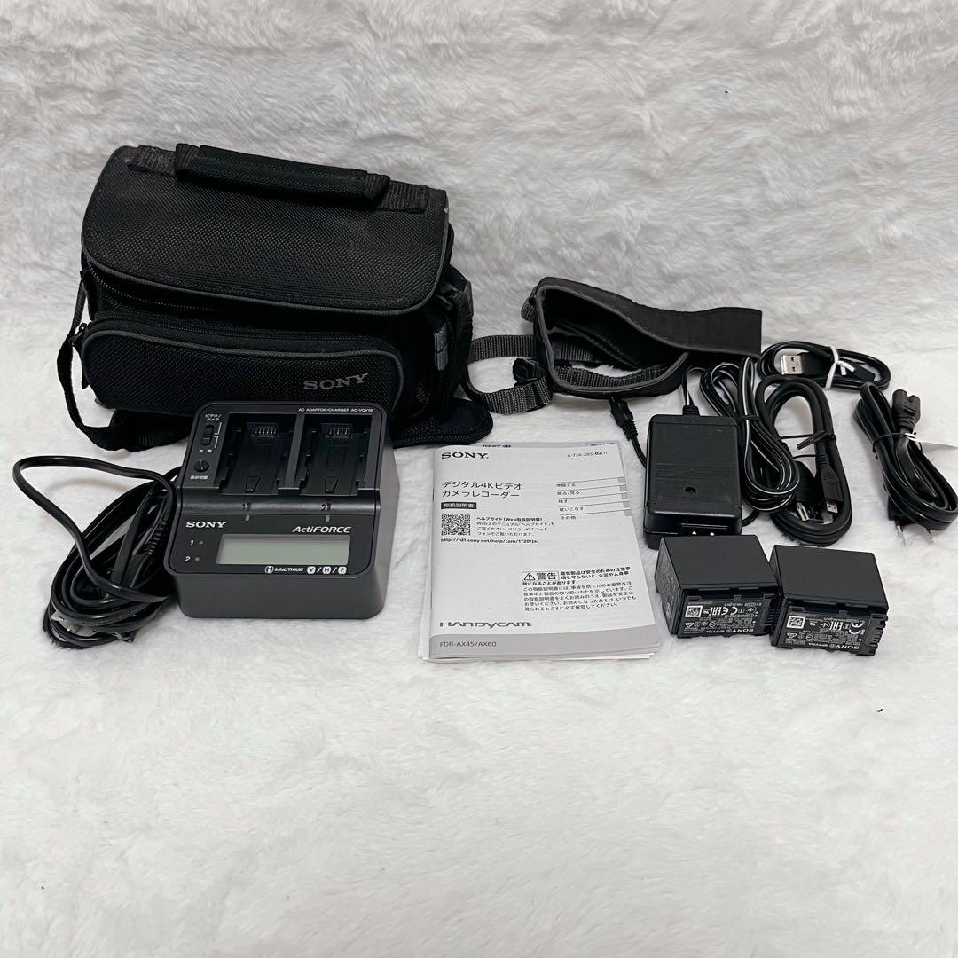 【極美品】 ソニー　SONY FDR-AX45 デジタル4Kビデオカメラ