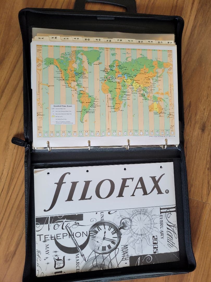 【filofax】A4書類ケース システム手帳