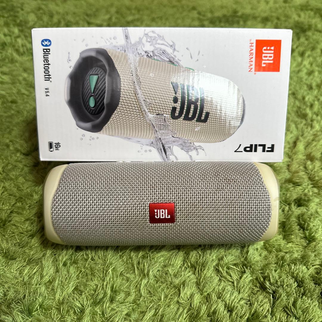 JBL フリップ5 ホワイト ワイヤレススピーカー パーティー ポータブル