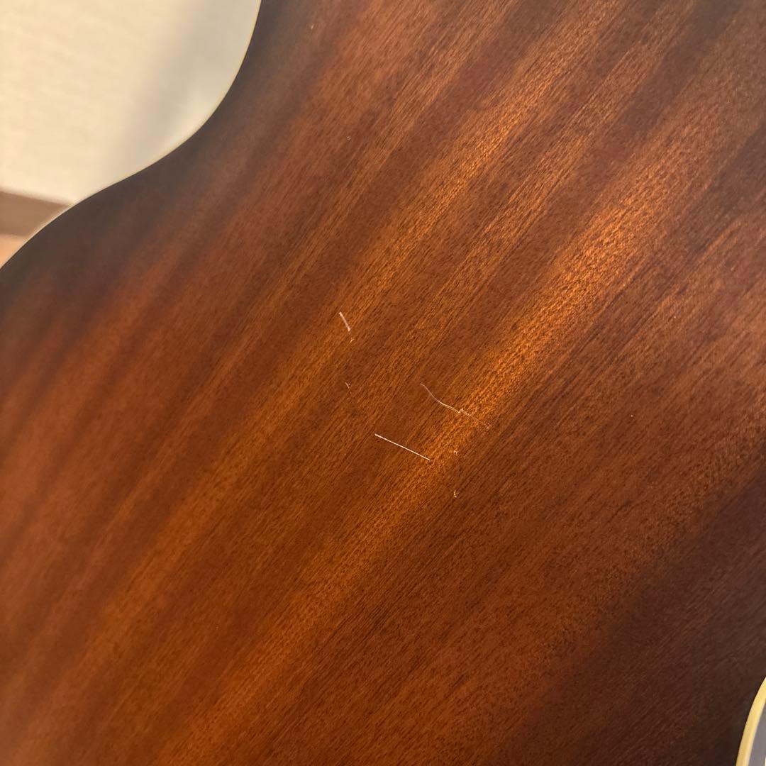 Ibanez セミアコースティックエレキギター左利きソフトカバー付き！！