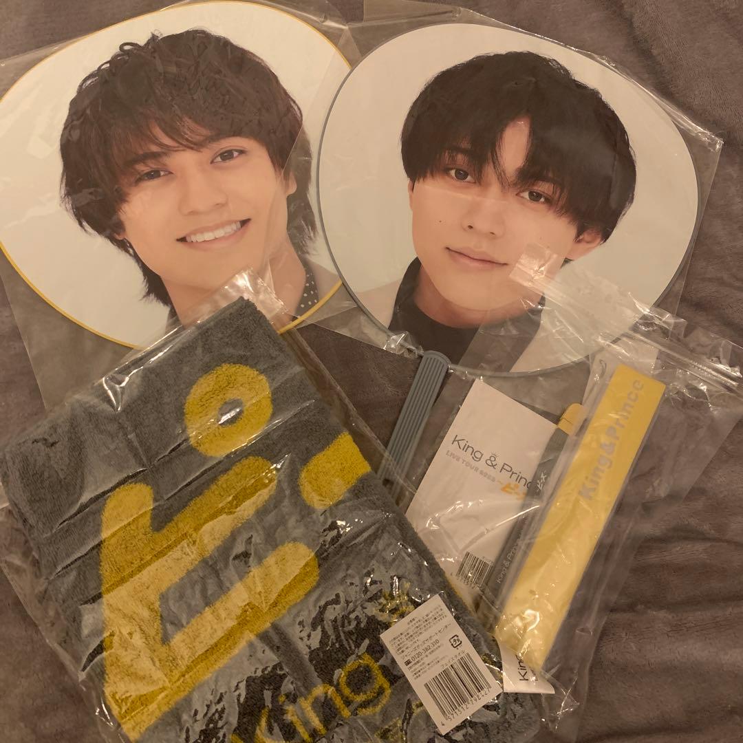 キンプリグッズ ペンライト、永瀬廉うちわ、タオル King＆Prince