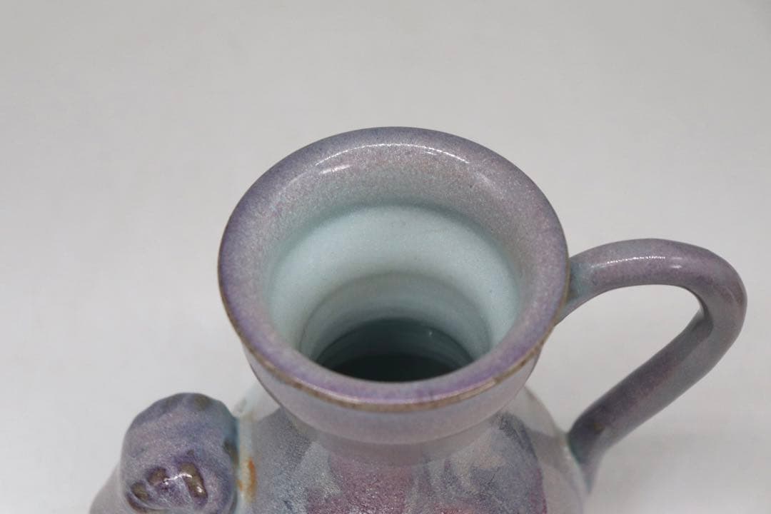 中国　羊頭水注　漢詩紋入　送料込み1007