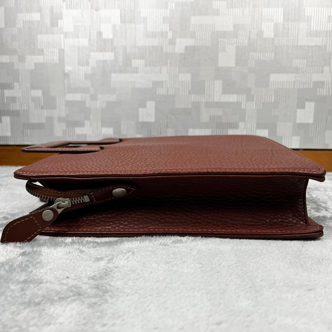 Burberry バーバリー ビジネスバッグ ブラウン レザー A4