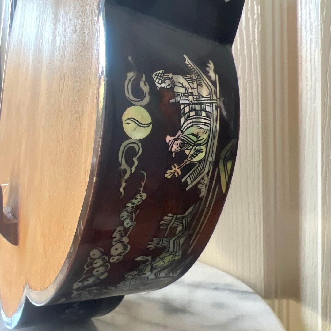 ダン・セン　ベトナム２弦琴　民族楽器 弦楽器　馬頭琴　螺鈿　工芸品　希少