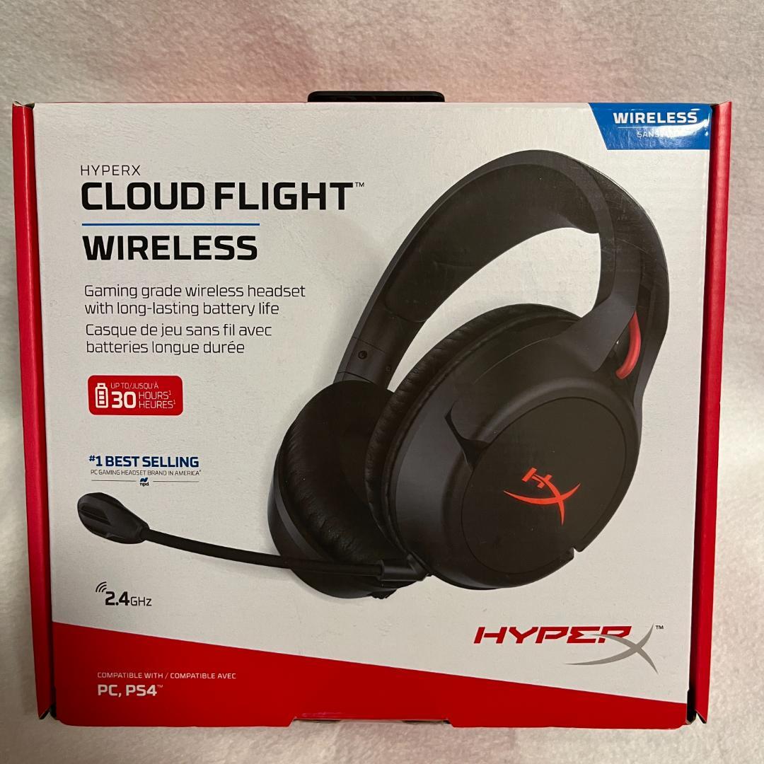 [新品/未開封]HyperX Cloud Flight ゲーミングヘッドセット HyperX HyperX Cloud Flight Wireless Gaming Headset for PC/PS4