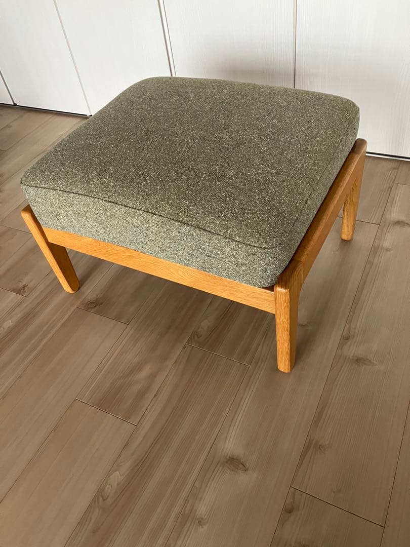 unico VISKA グリーンオットマン