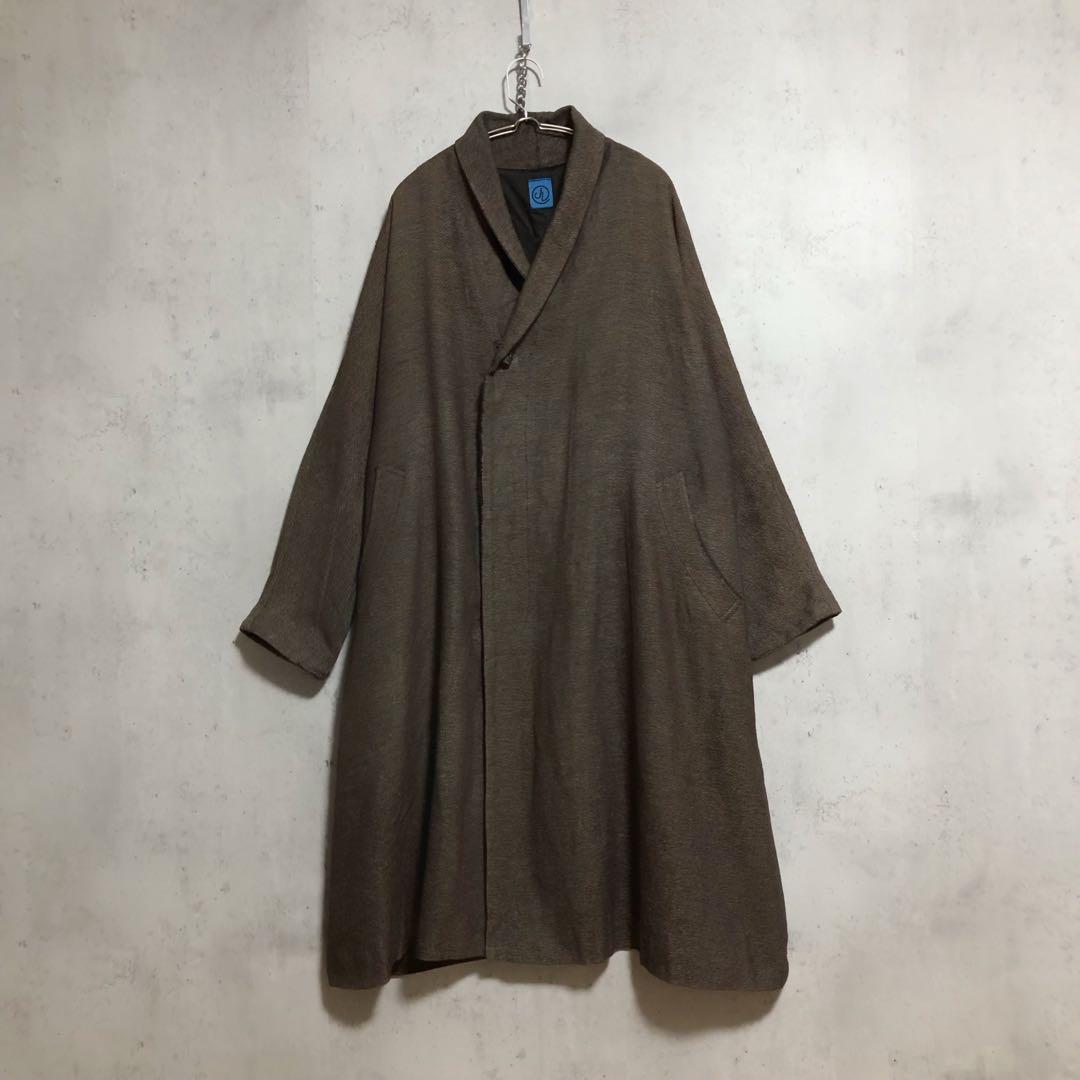 ヨーガンレール JURGEN LEHL ウールリネンツイルロングコート - メルカリ