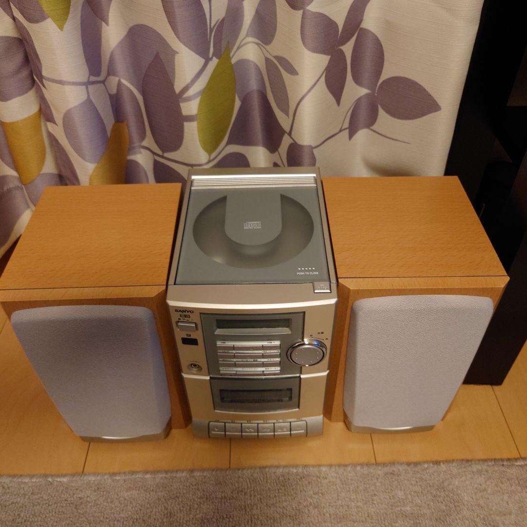 SANYO CD、カセットミニコンポ - メルカリ