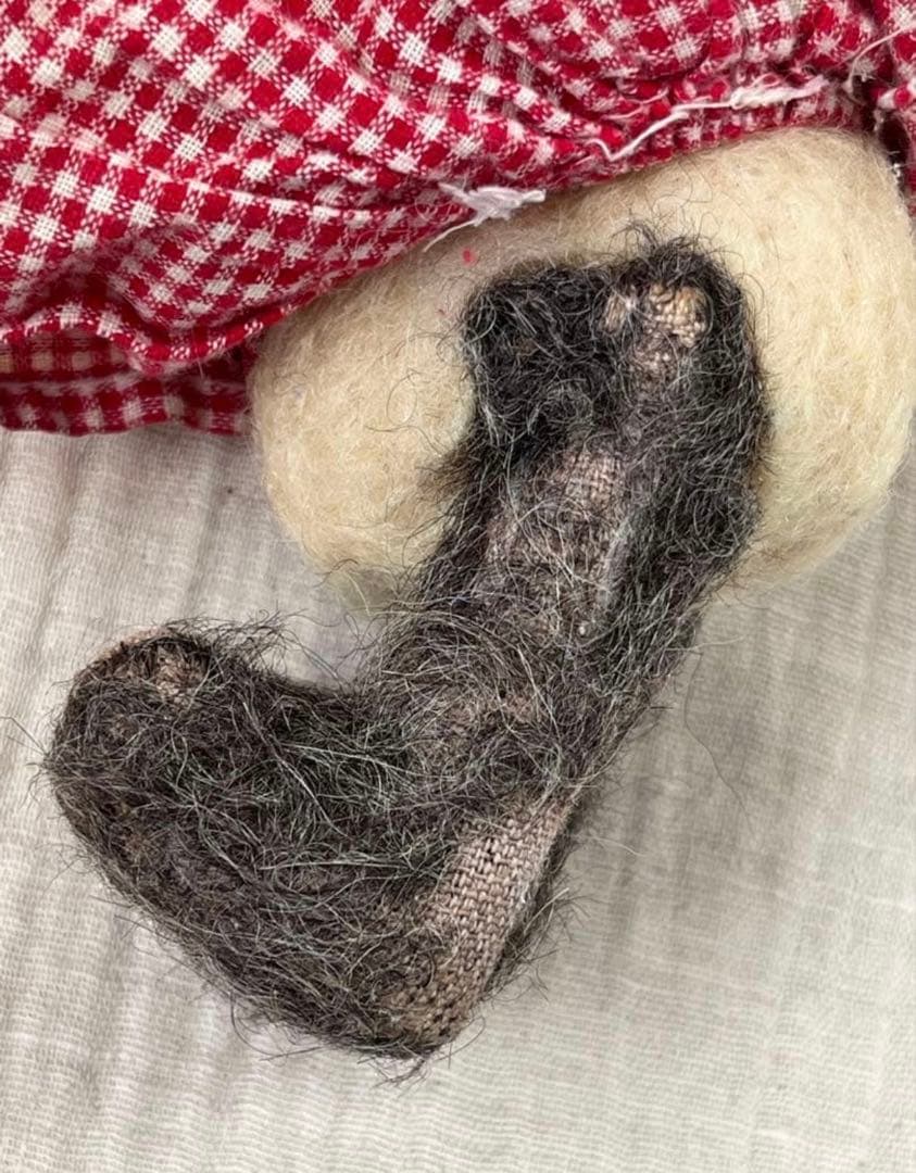 アンティークヴィンテージ英国製小さなうさぎバニーぬいぐるみ