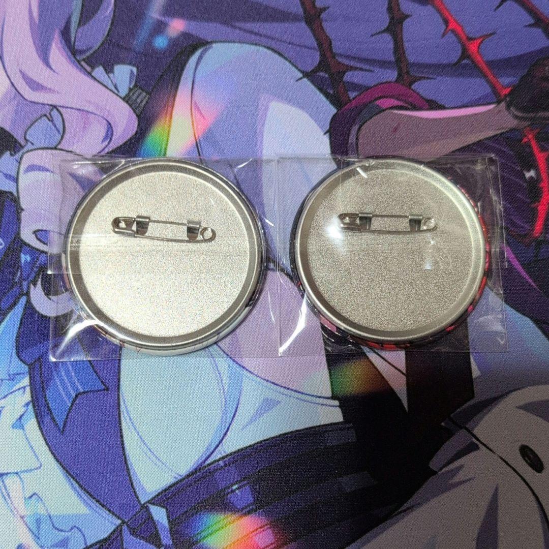 プロジェクトセカイ プロセカ 神代類 グリッター缶バッジ 2点セット