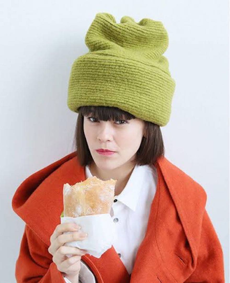 Edwina Horl フリースニットキャップ エドウィナホール Edwina Horl（エドウィナホール）の「Edwina Horl ロシアン帽 dark