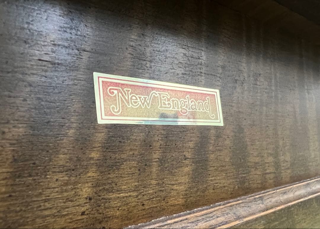 最高級ライン】コスガ家具 New England 矢羽根貼り センターテーブル