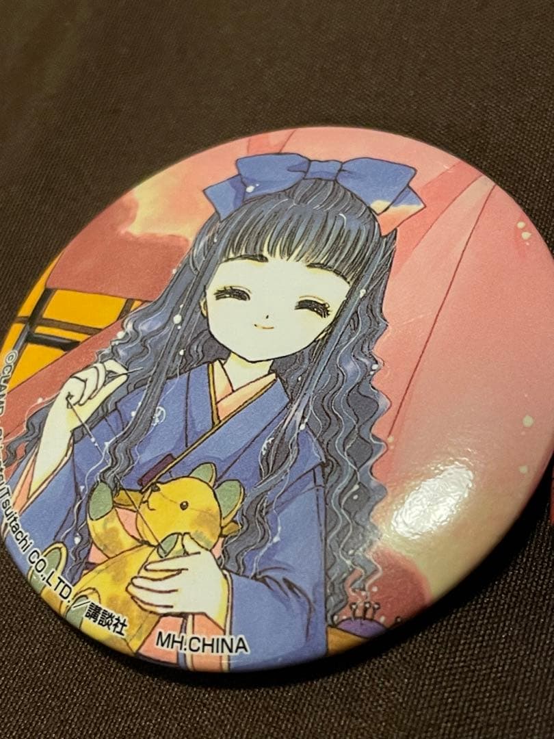 カードキャプターさくら フォーチュンバッジ 木之本桜　大道寺知世 缶バッジ