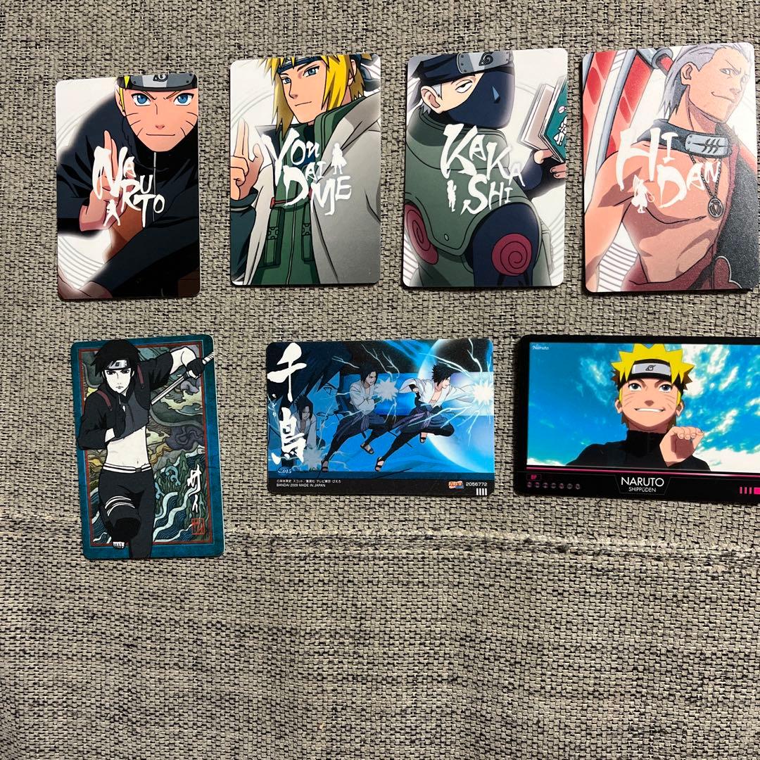 ナルトカードグミだってばよカードセット
