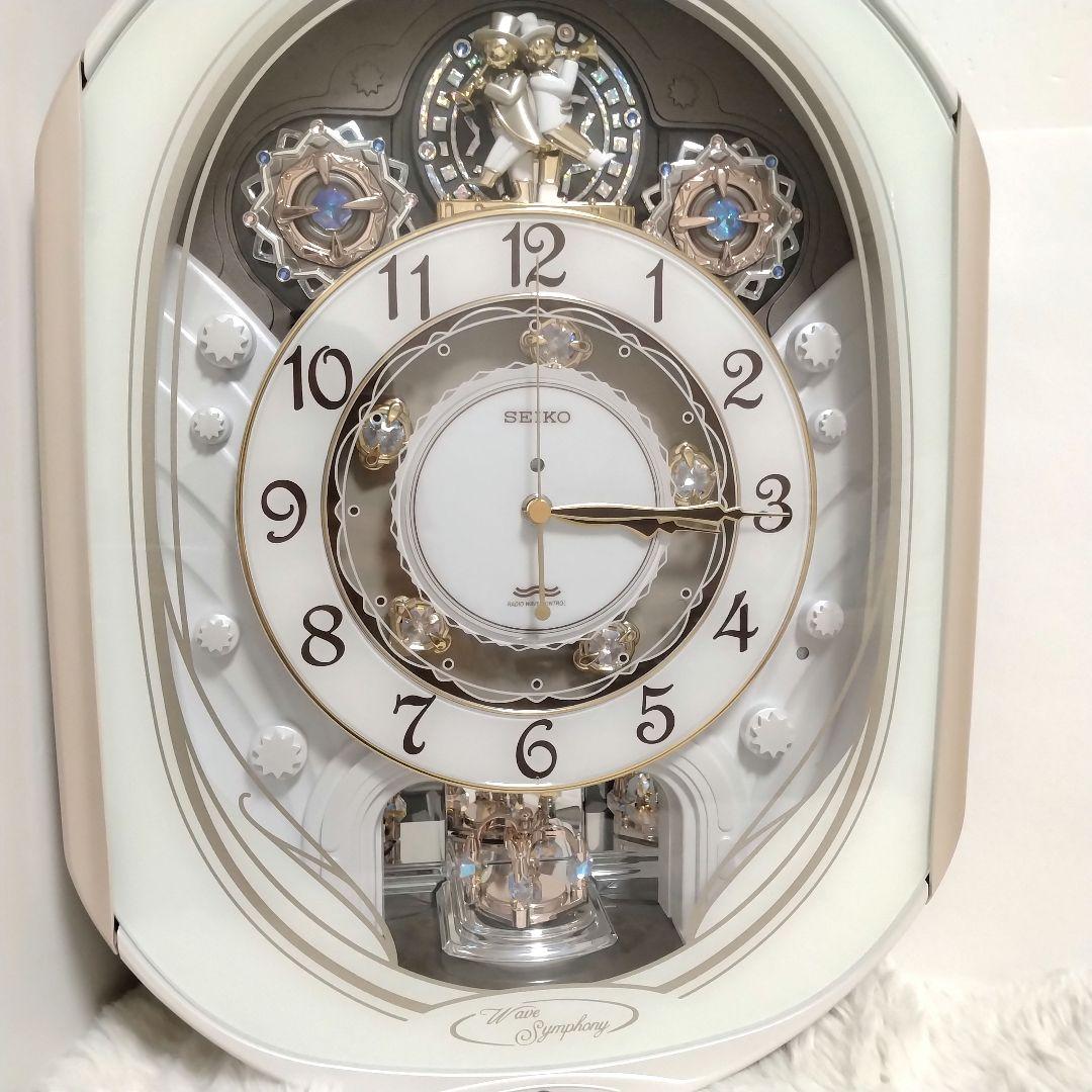 ✨美品✨ セイコー SEIKO からくり 電波 壁掛け時計 RE565H