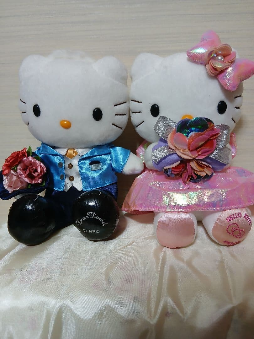 ハローキティ♡ダニエル 電報ウェディング ぬいぐるみ