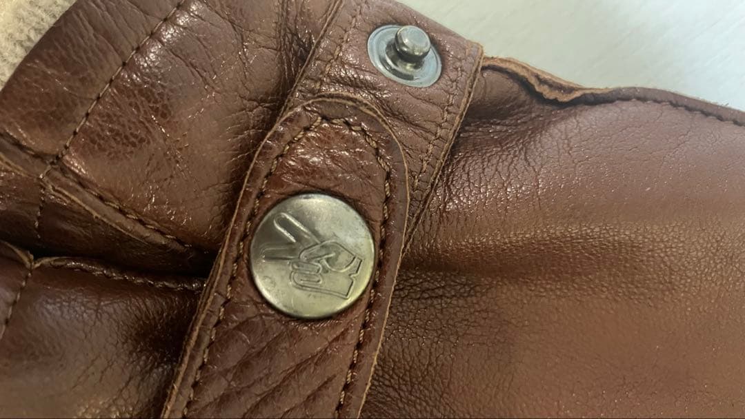 高級ブランド】madova 本革レザー手袋 カシミア100% ブラウン 茶色