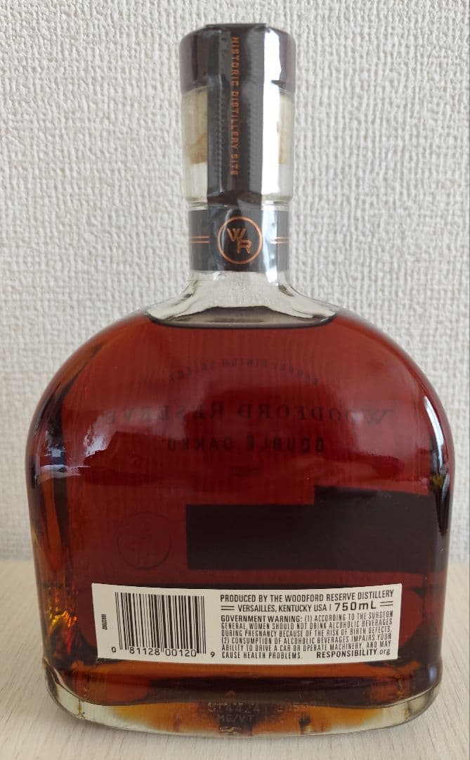 トロリン様専用】ウッドフォードリザーブダブルオークド 750 ml （新品）