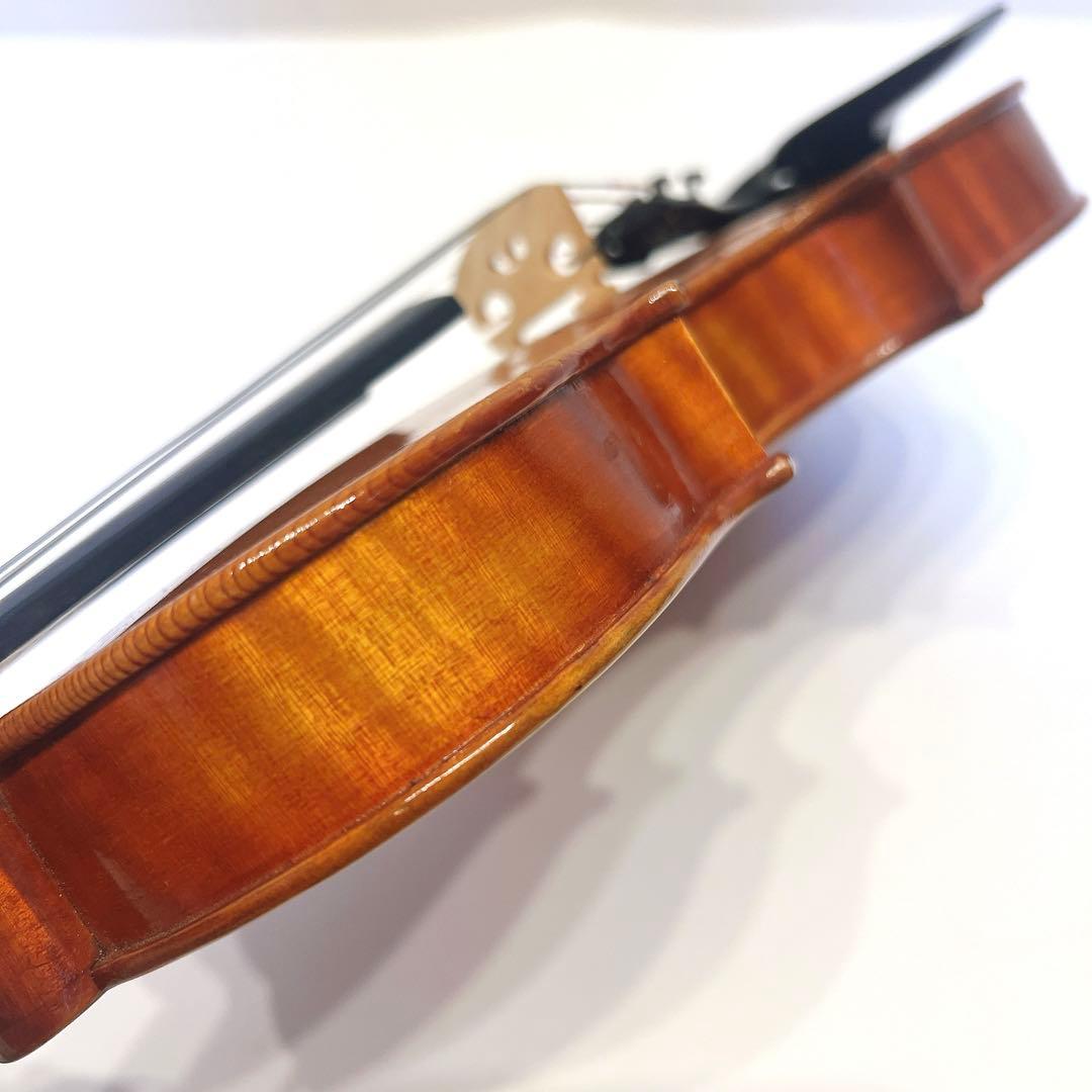 【詳細不明】美虎杢 1/8サイズ バイオリン　原産国不明