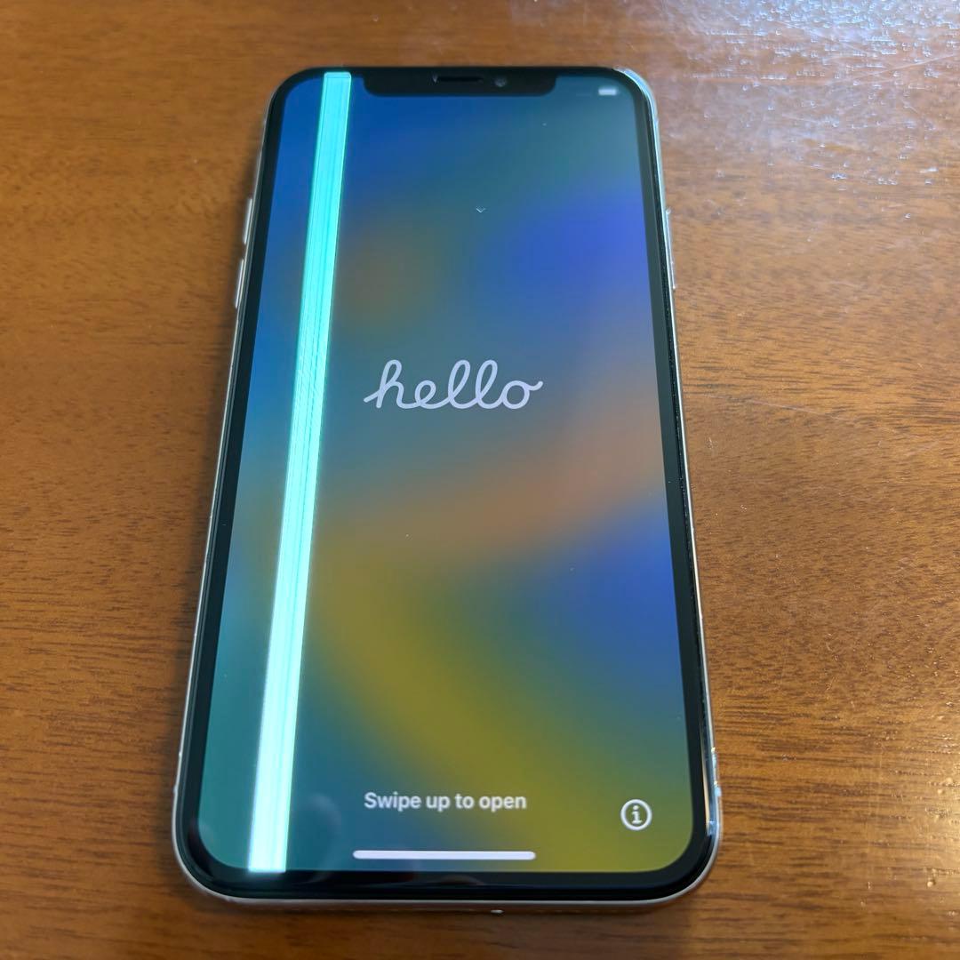 iPhoneX 256GB 【ジャンク】液晶破損線あり SIMフリー