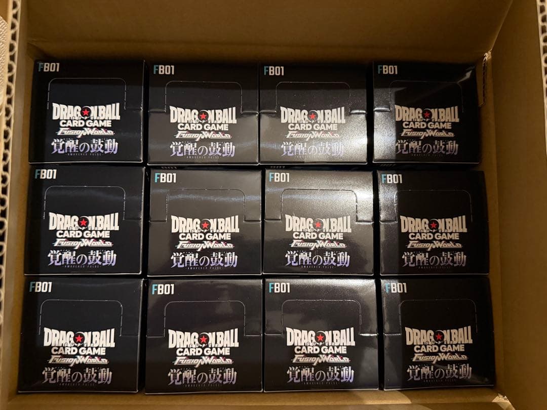 ドラゴンボールフュージョンワールド 覚醒の鼓動 12box 未開封テープ