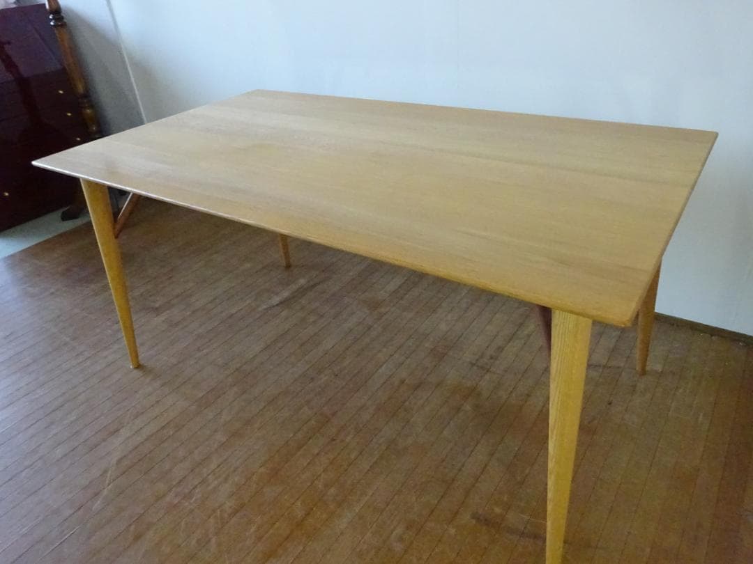 けんた　日進木工　WHITE WOOD　ダイニングテーブル　W150　美品