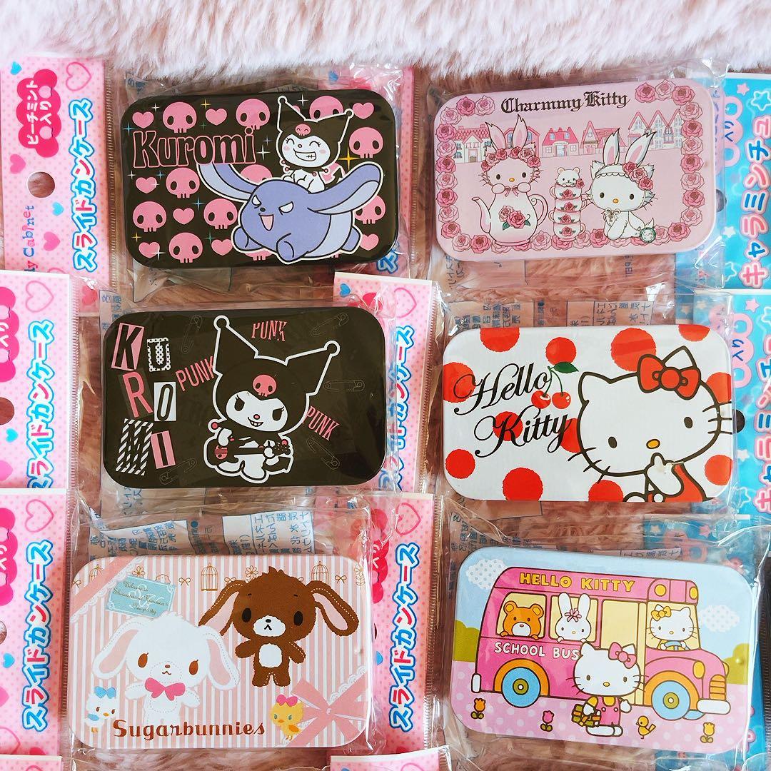 希少激レア　サンリオ　歴代　キャラミンチュ　スライド缶　2007 平成レトロ