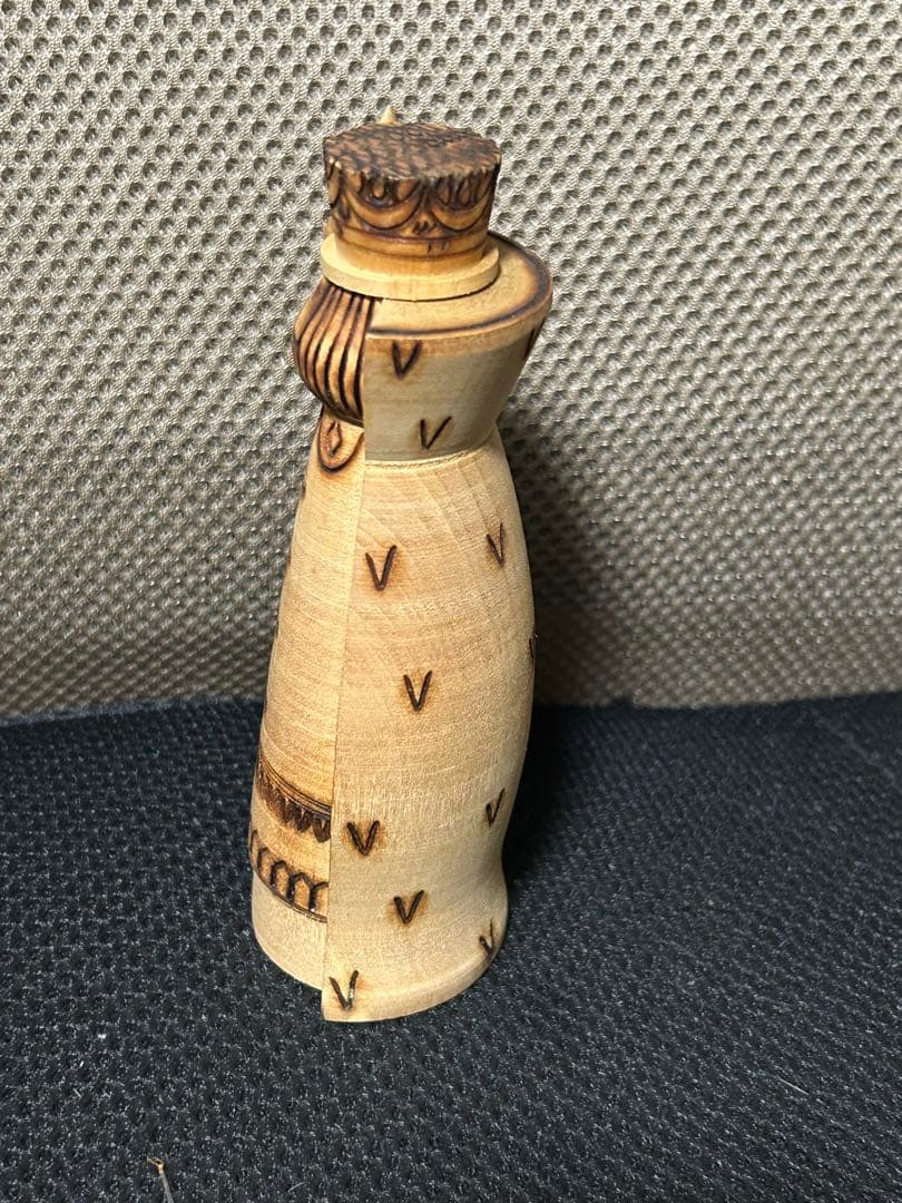 民芸品 木製 彫刻 ロシア？ 王様 置物 ヴィンテージ 美品 まとめ