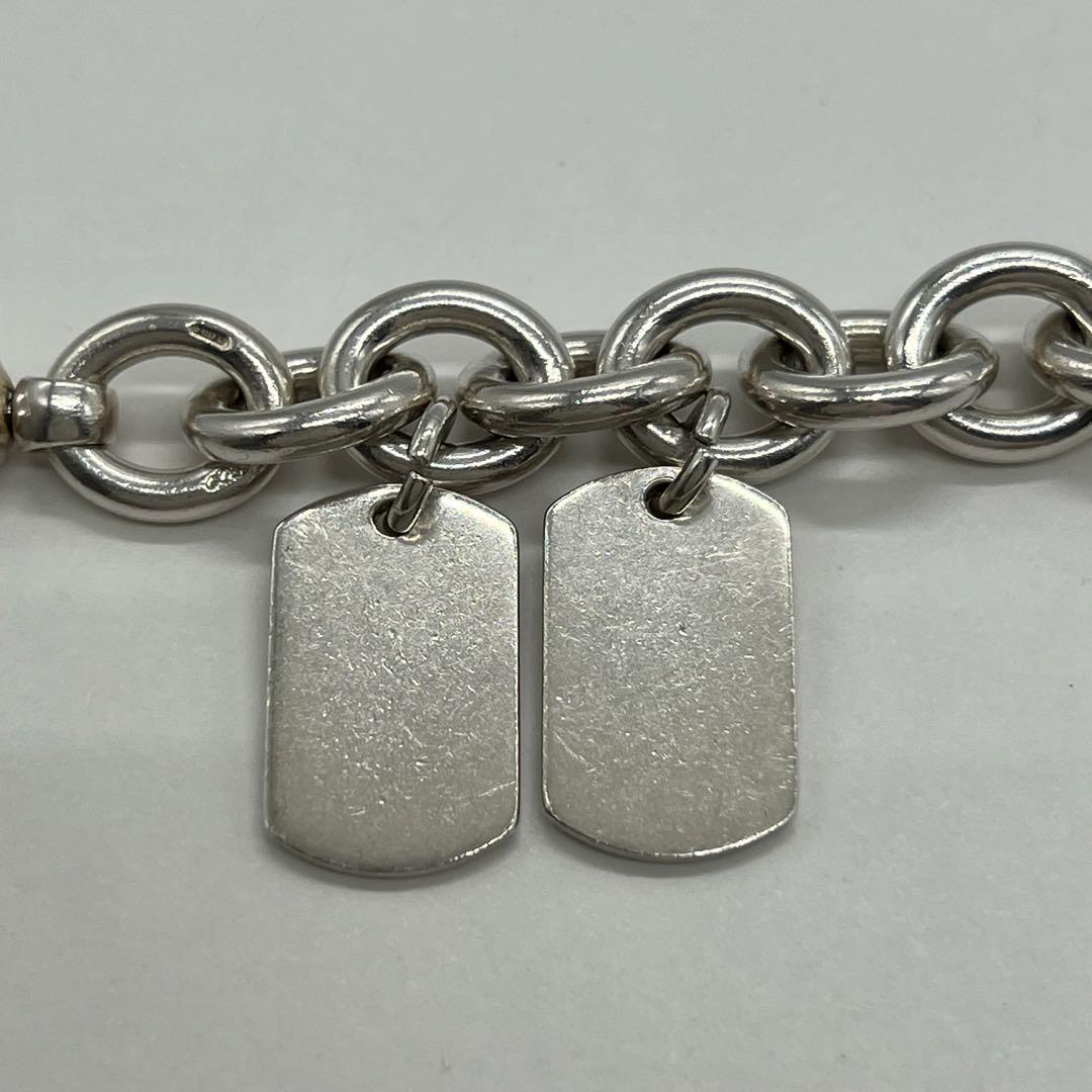 グッチ GUCCI ドッグタグ チェーン ブレスレット SV925 希少