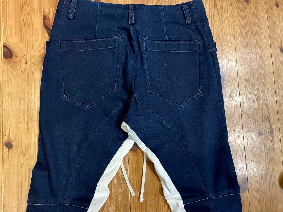 玲音 様 bajra バジュラ サルエルデニムパンツ ドローストリング