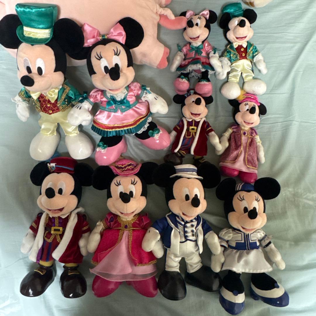 宿泊者限定 10点 東京ディズニーシー　ホテルまとめ　ミッキー&ミニーぬいぐるみ