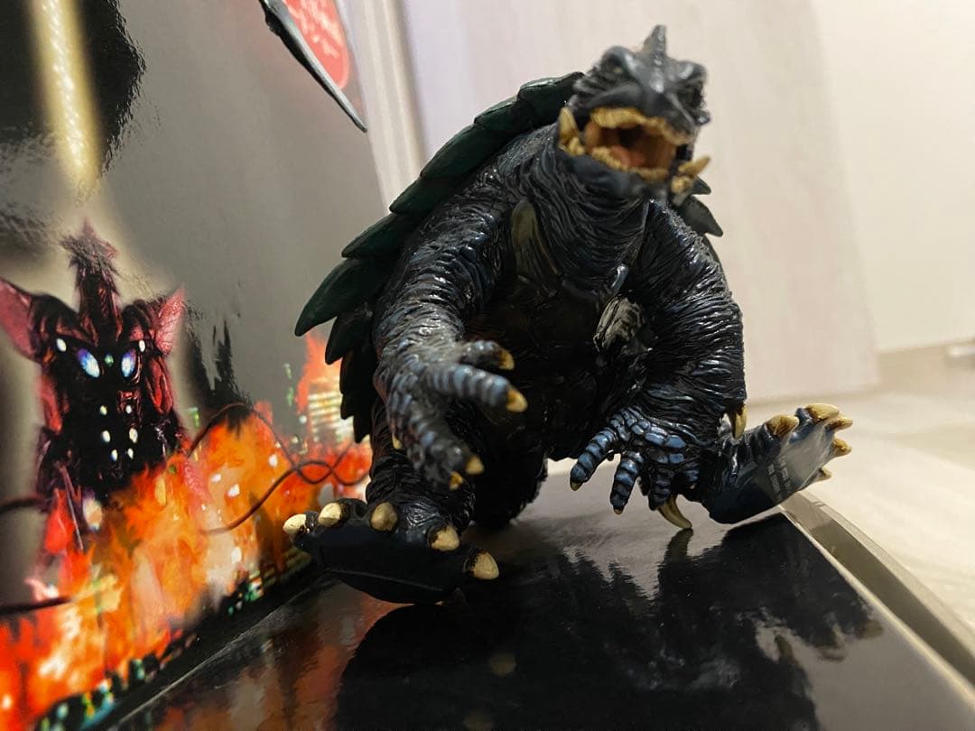 【限定超希少】ガメラ3 邪神覚醒 公開告知限定訴求パネル＆フィギュア