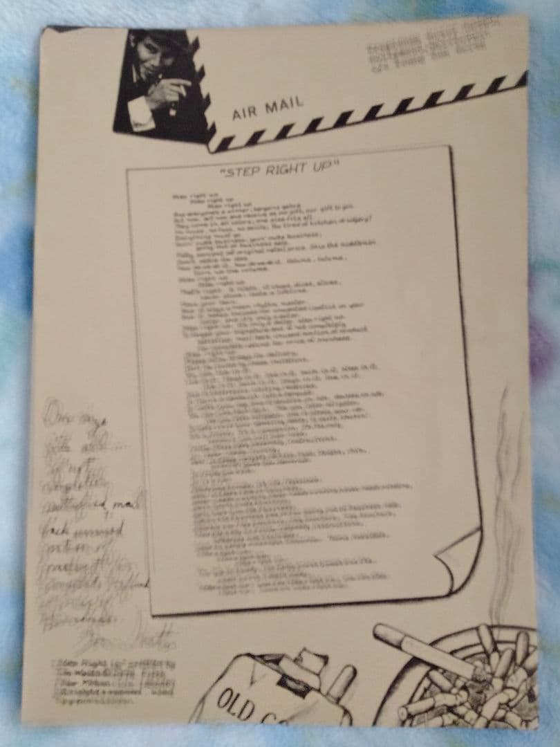 TOM WAITS トムウェイツ「Glitter and Doom」ポスター CD Tom Waits