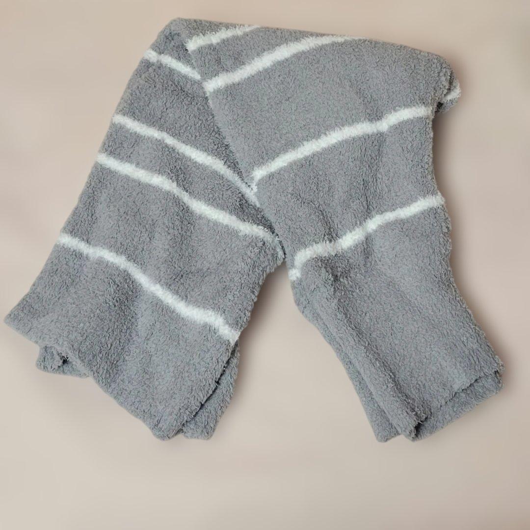 新品 未使用 ジェラートピケ ルームウェア ライトグレー 靴下付き