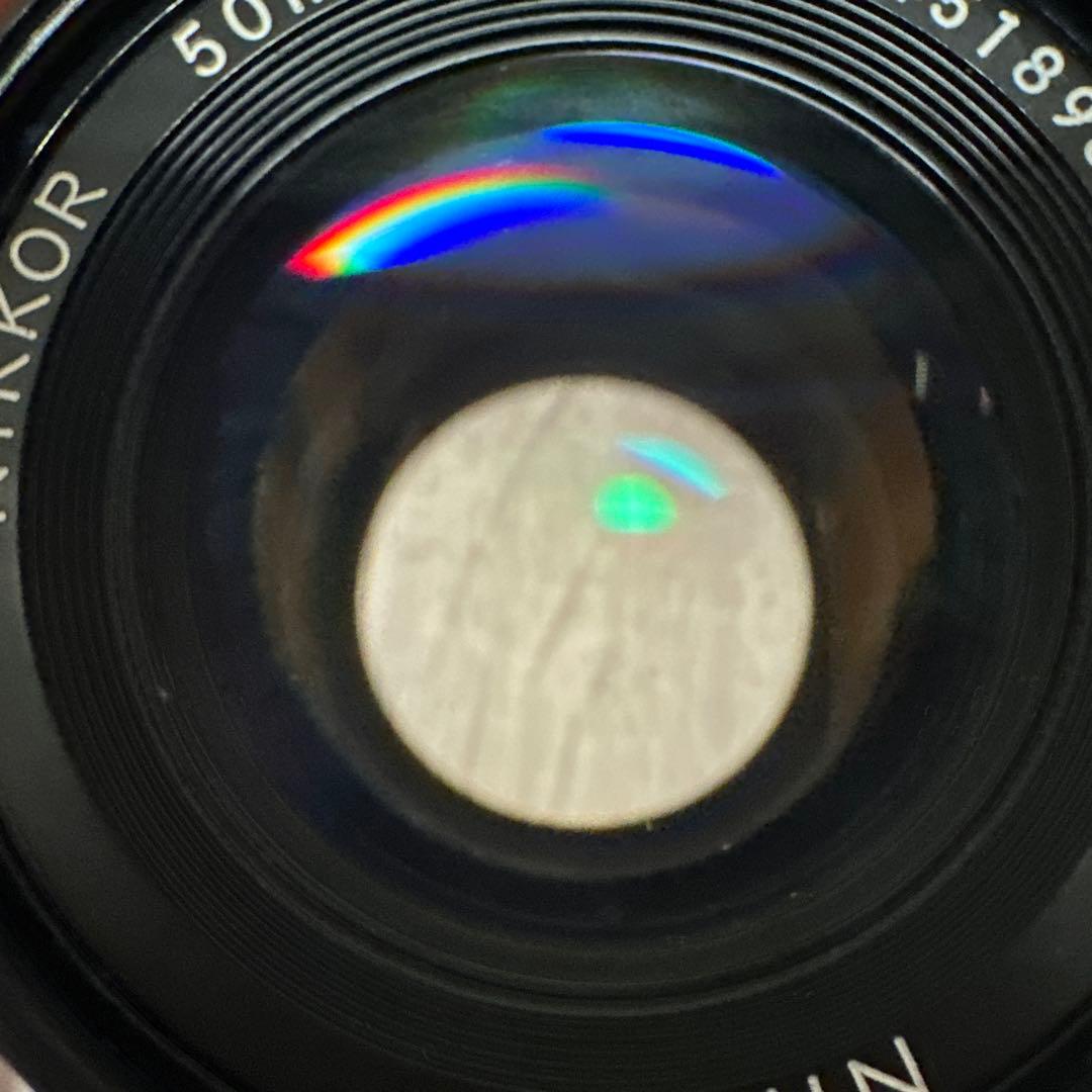 Nikon NIKKOR 50mm f/1.4 + NIK-NEXアダプター カメラ