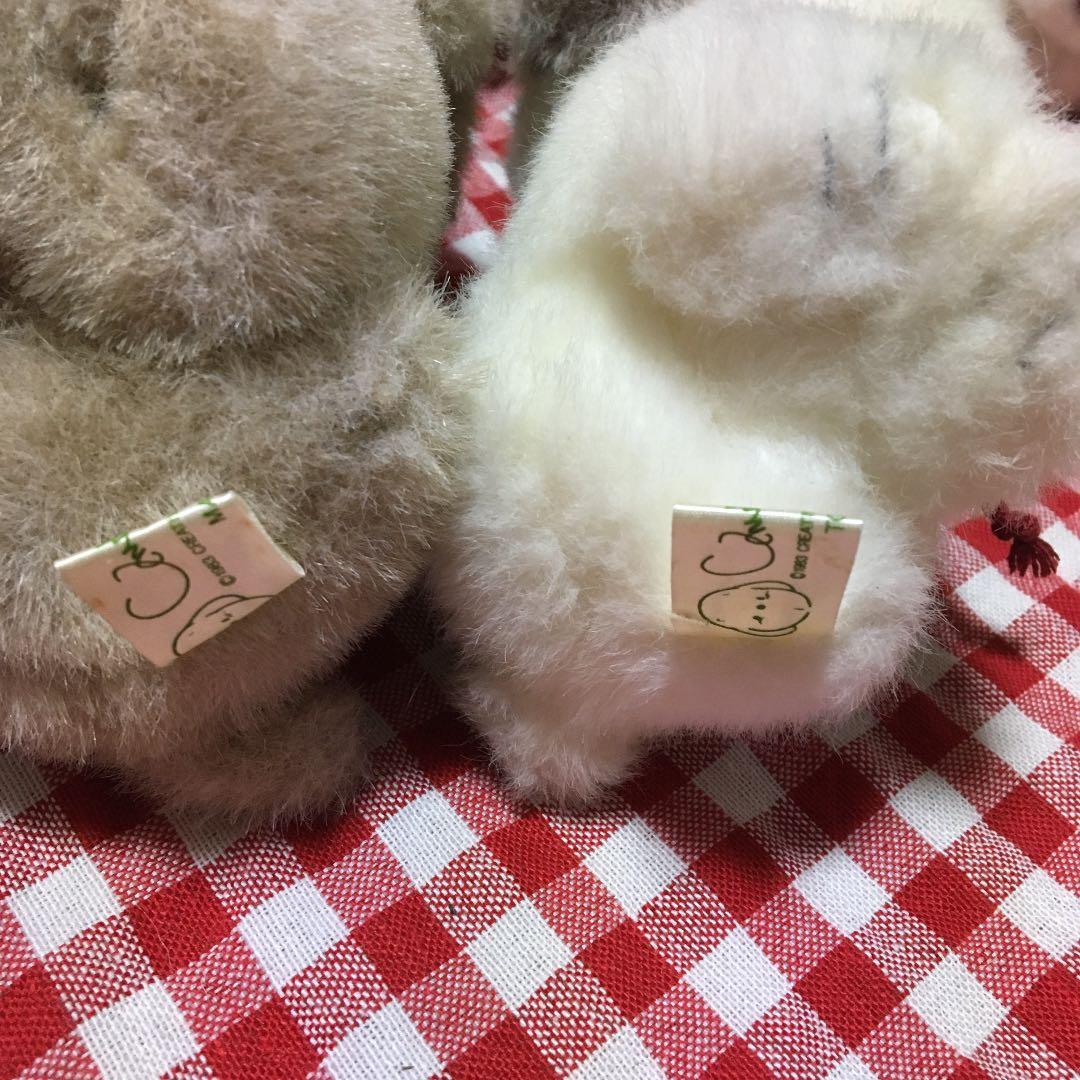 レトロぬいぐるみ　犬　うめ吉　ぬいぐるみ　お座りペア