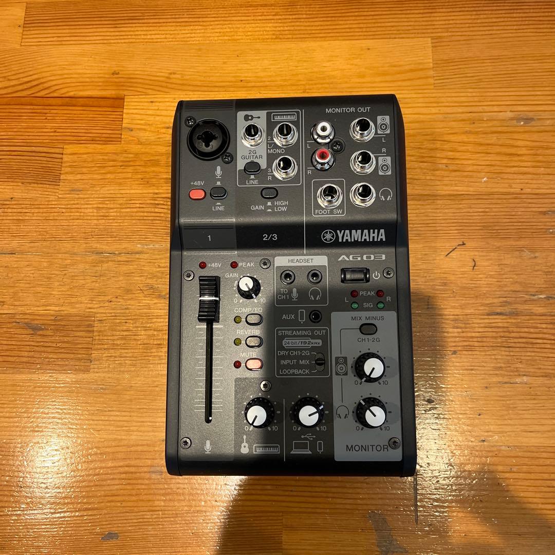 YAMAHA AG03 MK2 ミキサー 未使用 YAMAHA AG03 MK2 ミキサー 未使用