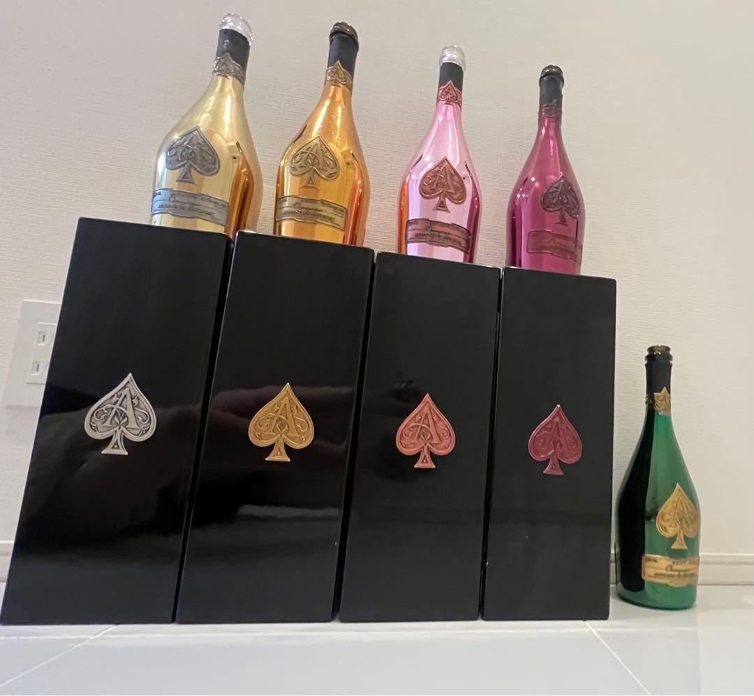 アルマンド】5色空き瓶セット箱付き