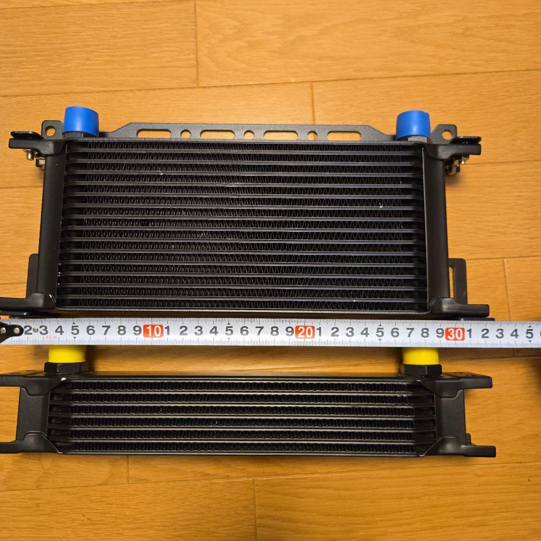 オイルクーラー 大小2つ ホース3m付 オイルクーラー 大小2つ ホース3m付