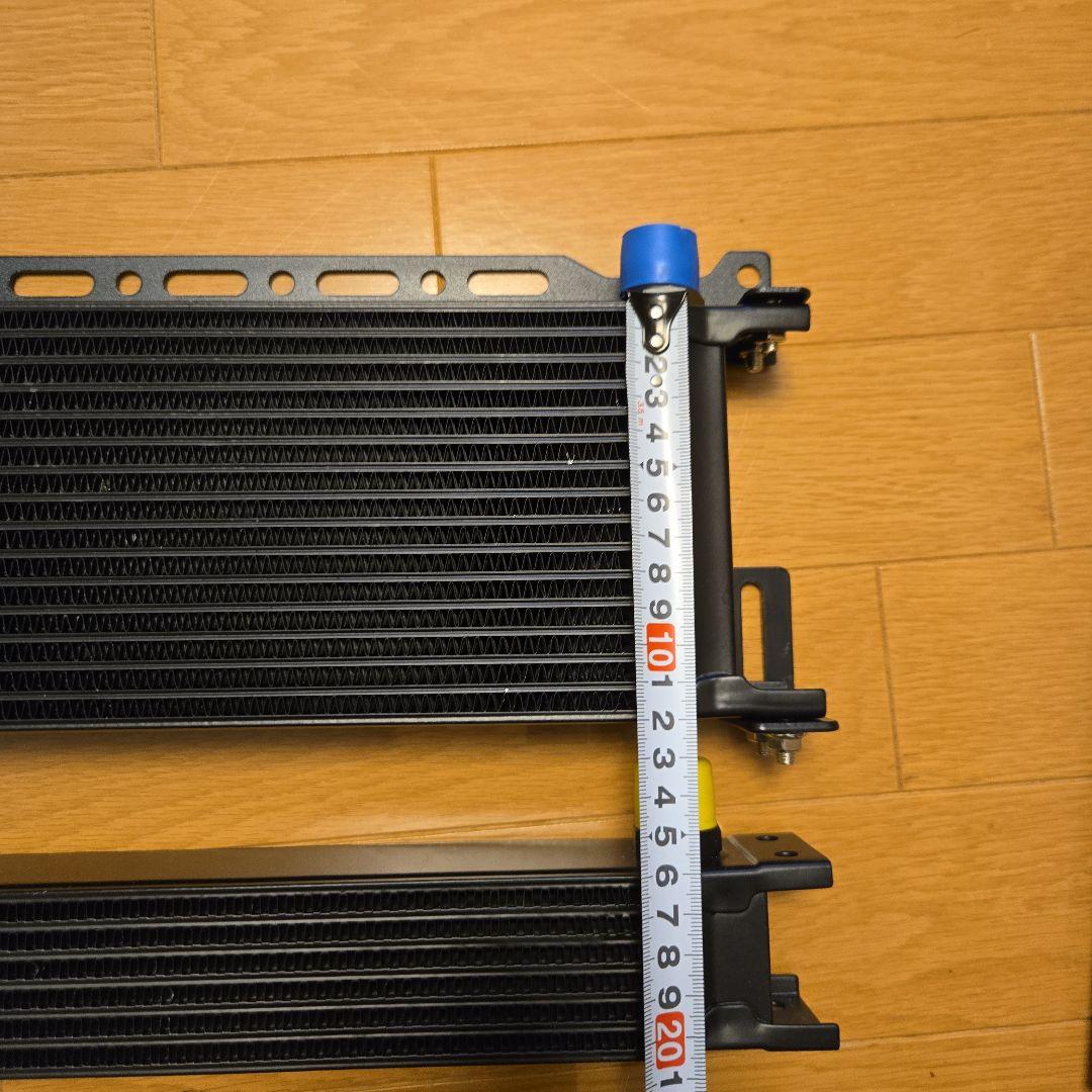 オイルクーラー 大小2つ ホース3m付 オイルクーラー 大小2つ ホース3m付