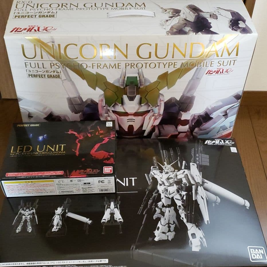 PGユニコーンガンダム セット PGフルアーマーユニコーンガンダム