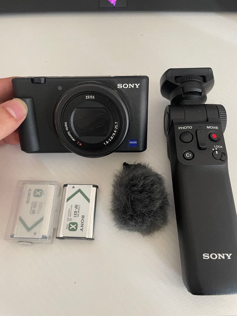 ビデオカメラ SONY VLOGCAM ZV-1G SHOOTING GRIP KIT