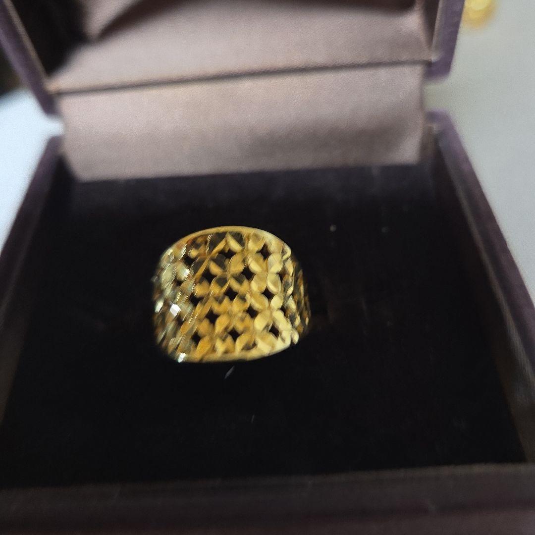 GSTV イタリアンジュエリーK18YGリング総量4g ミリオリーニ