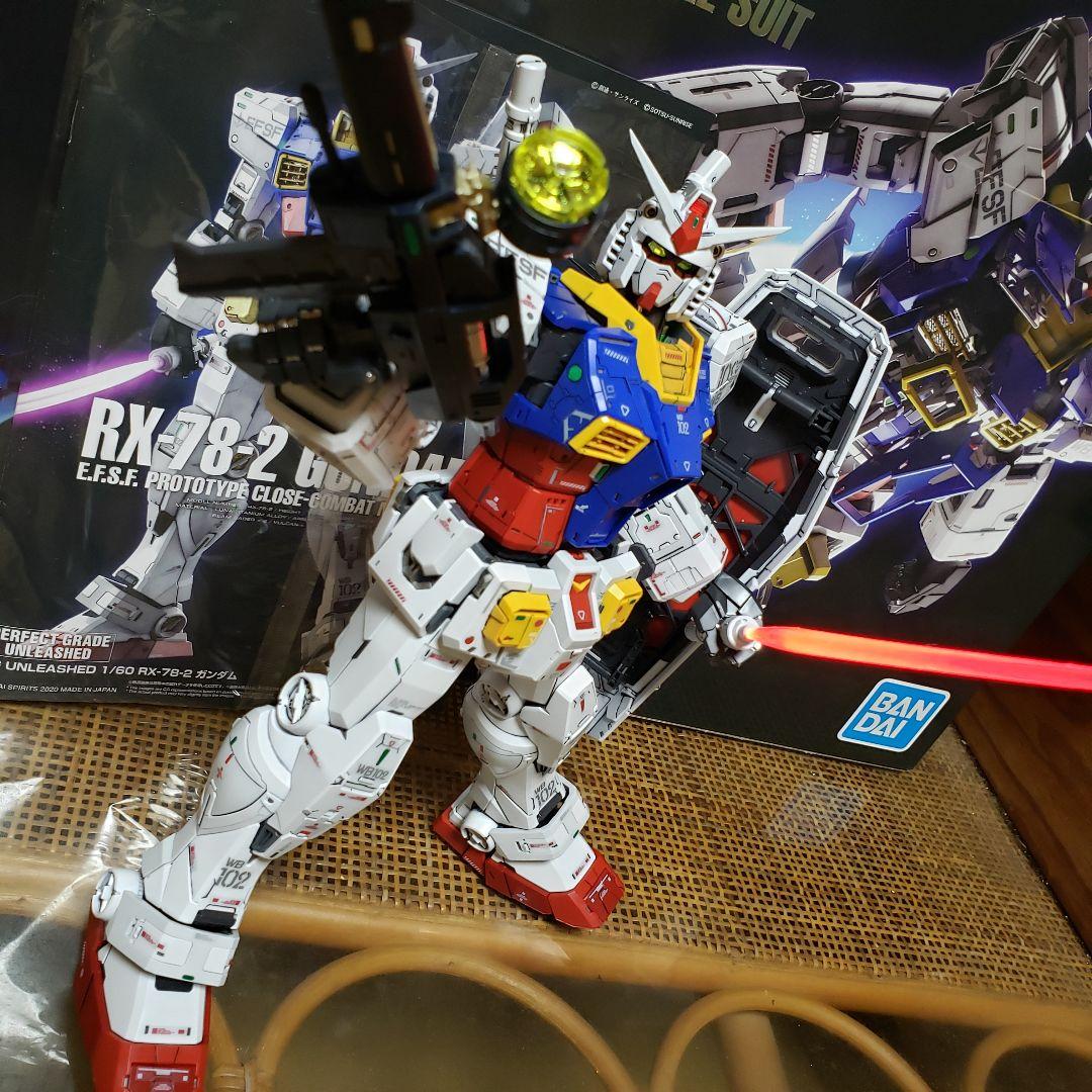 完成品 PG ガンダム UNLEASHED アンリーシュド RX-78 バンダイ