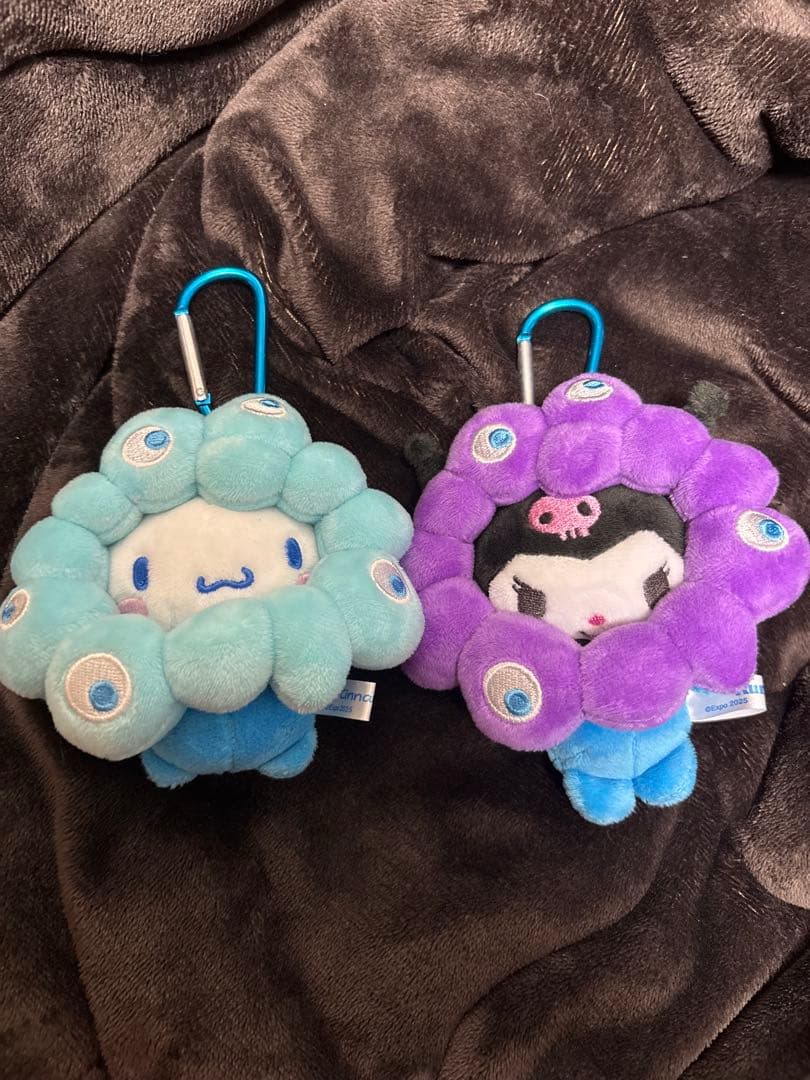 ミャクミャク シナモン クロミ EXPO2025キーホルダー カラビナ付き
