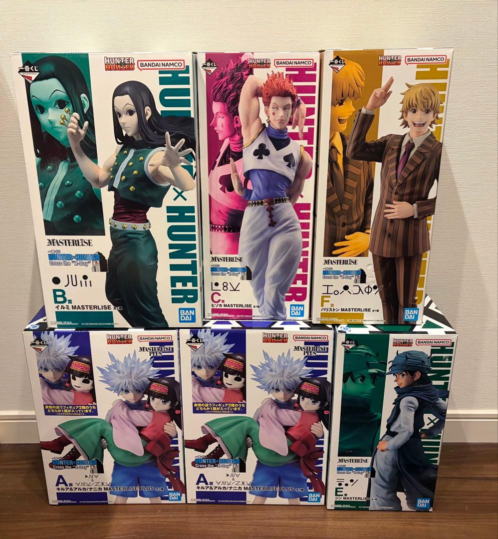 一番くじ ハンターハンター A賞 B賞 C賞 E賞 F賞 フィギュア HUNTER×HUNTER 一番くじ A賞 B賞 C賞 D賞 4個