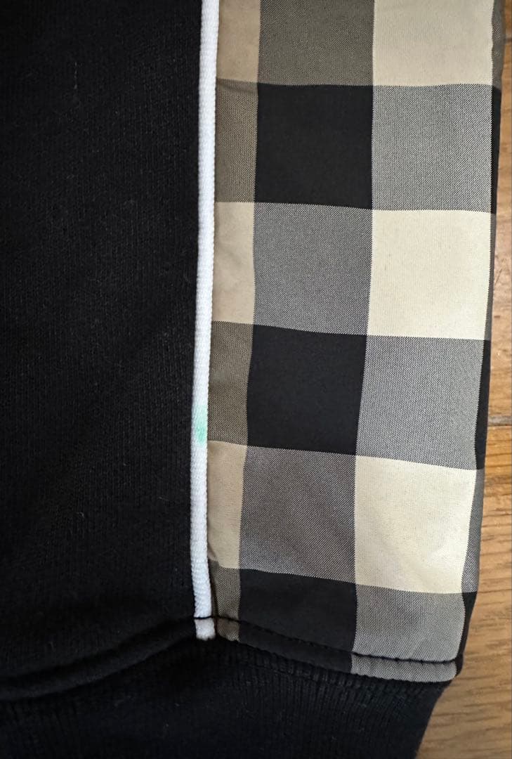 【即日発送】BURBERRY チェック柄袖トレーナー 116cm