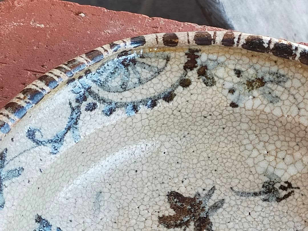 ♥絵志野 鉢 桐箱付き 志野 菓子鉢 骨董品